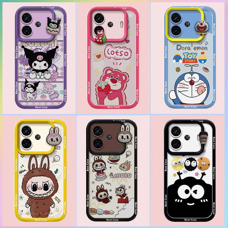 เคส iqoo z9 เคส iqoo z9 turbo เคส iqoo z9 turbo plus กรณีใช้งานร่วมกับ 3D ตุ๊กตา Cool การ์ตูน Kuromi