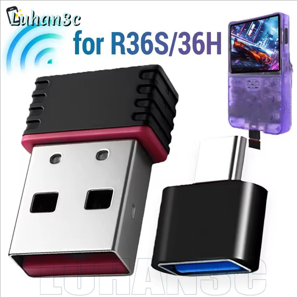 [AUTO&3C]ABS RTL8188FTV USB Wi-Fi Dongle 1.5*0.6 ซม. | ตัวติดตั้งไดร์เวอร์ออฟไลน์สําหรับอุปกรณ์ R36S