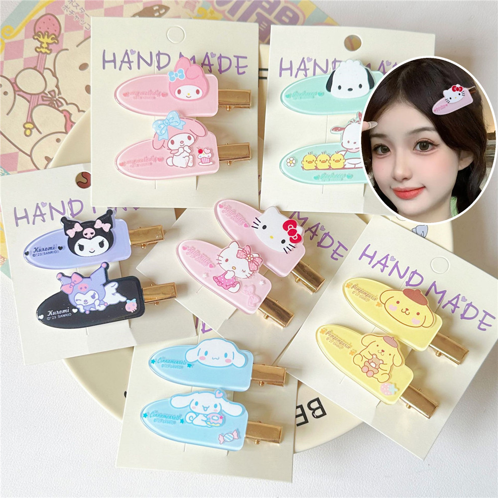 SANRIO ซานริโอ กิ๊บติดผมรูปการ์ตูนเป็ดน่ารักสไตล์ญี่ปุ่นสําหรับเด็ก
