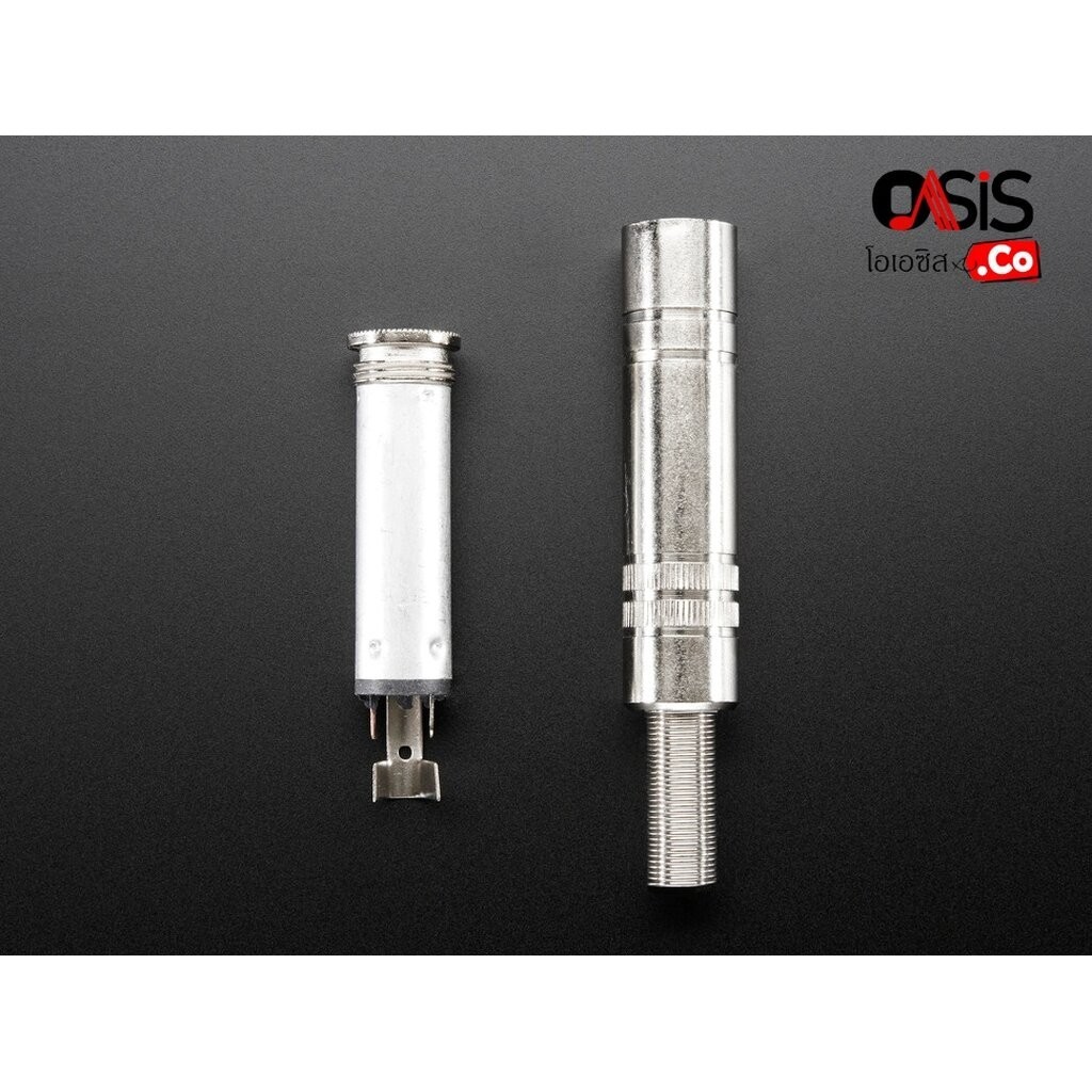 [พร้อมส่ง][1ตัว] Jack Phone STEREO MONO 6.35mm 1/4 Stereo Connector TRS (Female) สำหรับเข้าสาย แจ็คไมค์ตัวเมีย Jack Mic - รูปที่ 6