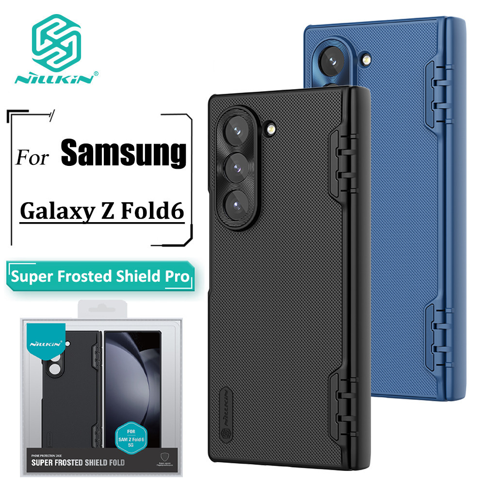 Nillkin Super Frosted Shield Fold Case Samsung Galaxy Z Fold 6 Case Ultra Thin Matte TPU + PC Anti ลายนิ้วมือกันกระแทกฝาหลัง