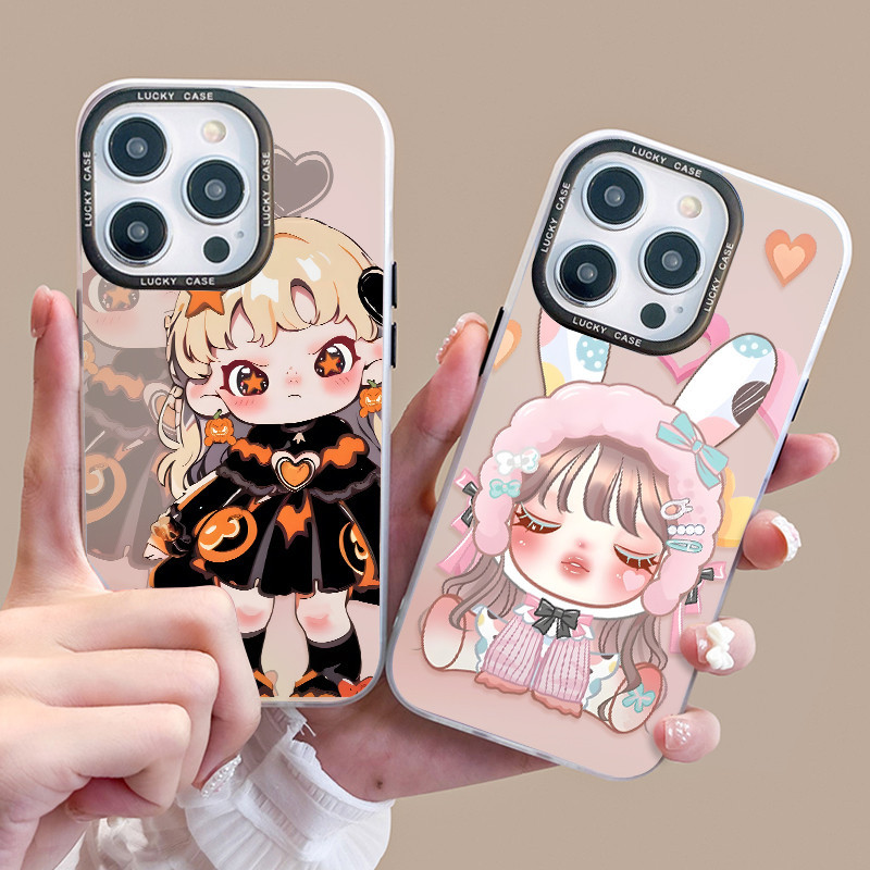 (ส่งจากไทย)ซุกซน ผู้หญิง สำหรับ เคสไอโฟน 16 13 12 iphone15 14 11 pro plus max 8 7 xr xs TPU ป้องกันการตก case