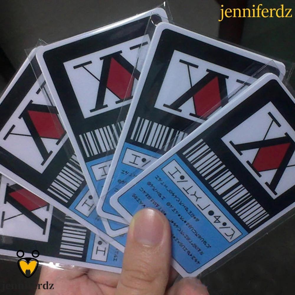 Jenniferdz การ์ดใบอนุญาต PVC ลายการ์ตูนอนิเมะญี่ปุ่น Hunter x Hunter GON·FREECSS สําหรับเก็บสะสม