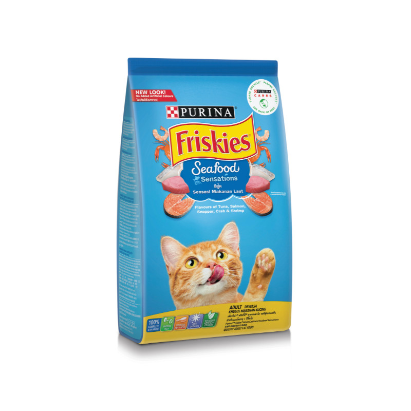 Purina Friskies อาหารเม็ดแมว ฟริสกี้ส์ โฉมใหม่ อาหารแมว 1 kg แมวเด็ก แมวโต - รูปที่ 2