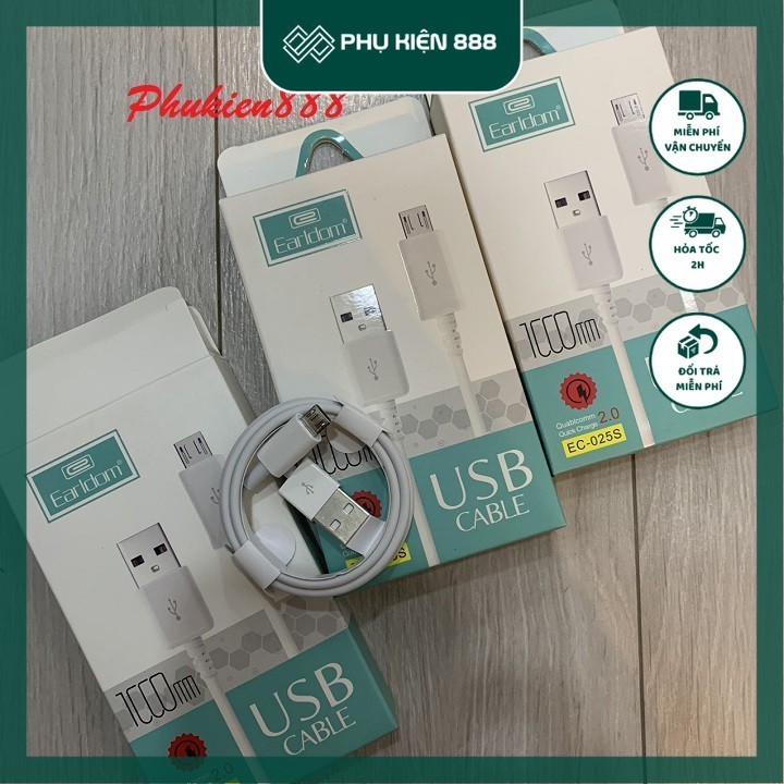 สายชาร์จ Samsung EarlDom 1M Ec-025