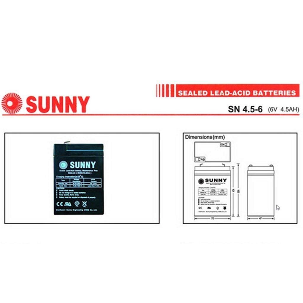 COD แบตเตอรี่รถเด็ก 12v4.5Ah แบตเตอรี่6v7Ah แบตรถไฟฟ้าเด็ก 6V4.5Ah แบตเตอรี่ 12V7Ah แบตเตอรี่UPS รถแบตเตอรี่ แบตเ - รูปที่ 6
