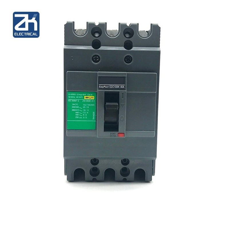 ✮EZC100F/H/N Molded Case Circuit Breaker 60A 80A 100A MCCB