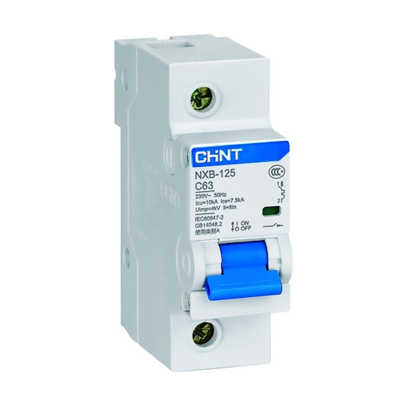 ✮CHINT MCB NXB-125  DZ47 EPN DPN 1P 100A  AC 230/400V 80A 125A Circuit Breaker DIN Rail Mounting Min