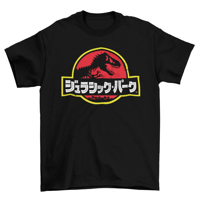 Kaos Movie Pria TOMOINC Jurassic Park - Japanese - L