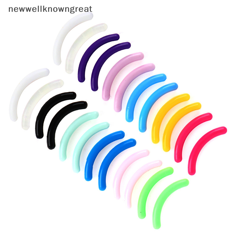 ใหม่wellknowngreat 20 ชิ้นเปลี่ยนที่ดัดขนตาพลาสติกเติมแผ่นยางเครื่องมือดัดขนตา CAD