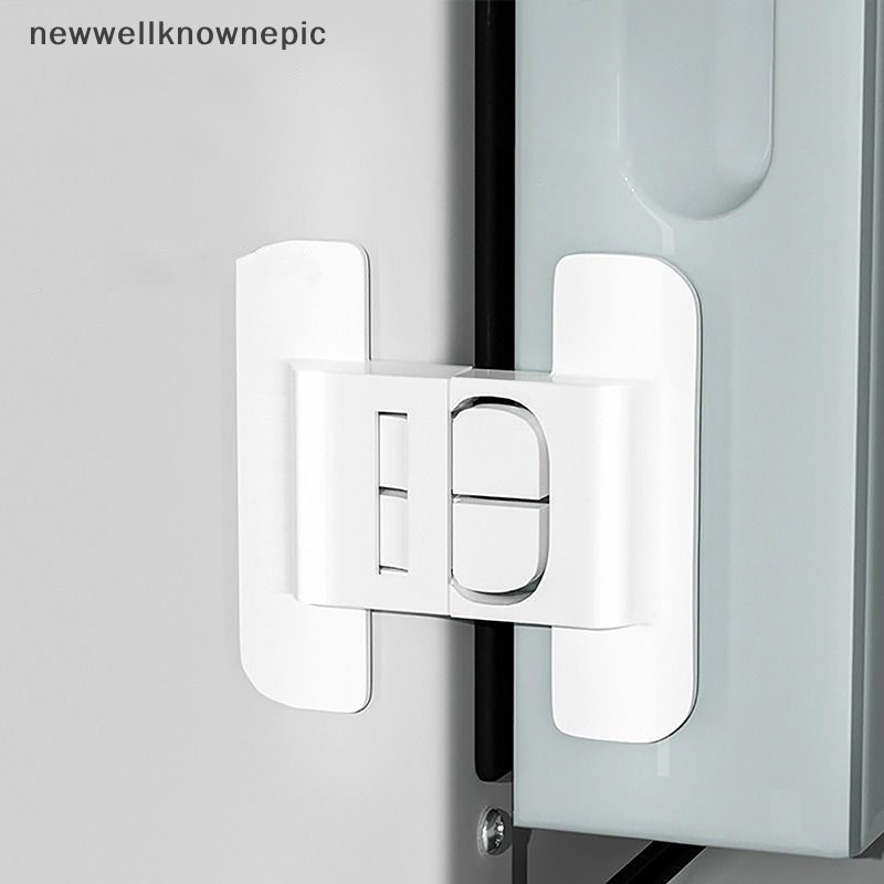 Newwellknownepic ใหม่ 1 ชิ้นบ้านตู้เย็นล็อคความปลอดภัยตู้เย็นตู้แช่แข็งประตูล็อค Multi-function ความปลอดภัยล็อคเด็ก Security Protector TH