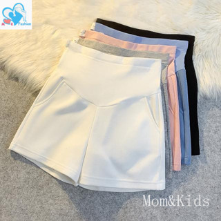 แม่ & เด็ก 5 สีขนาดใหญ่หลวมกว้างขากางเกงขาสั้นคลอดบุตรฤดูร้อ…