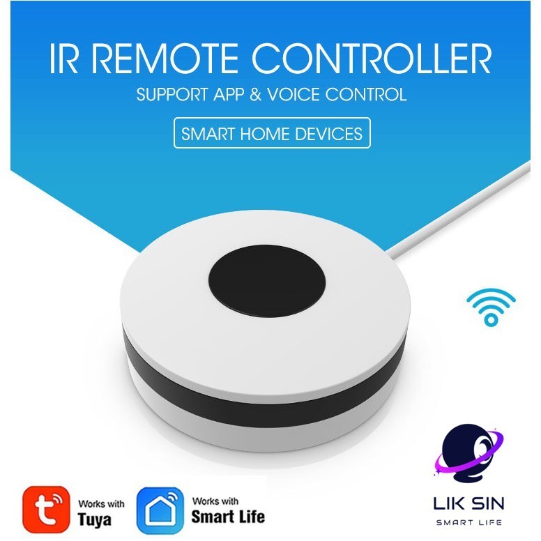 รีโมท ใหม่ล่าสุด Tuya W09 (สีขาว)  ใหม่  IR Universal Remote Control อุปกรณ์ควบคุมรีโมท IR เช่น แอร์