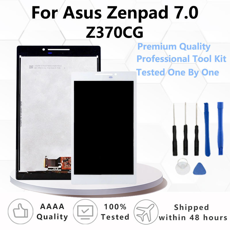 OEM 7.0 "LCD สําหรับ Asus ZenPad 7.0 Z370CG Z370 จอแสดงผล LCD Touch Screen Digitizer Assembly กรอบ Z