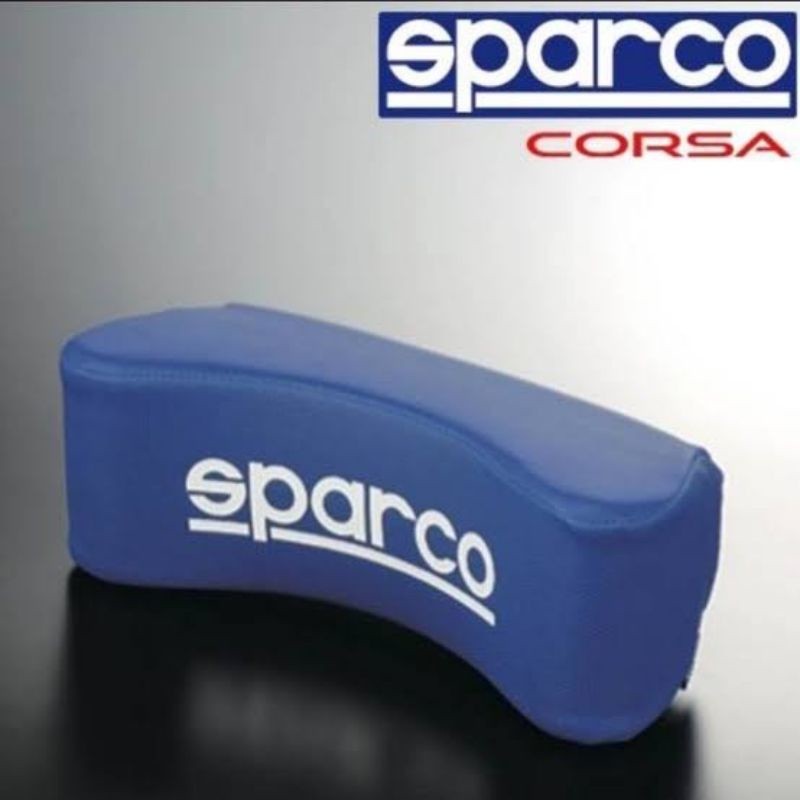 คอไม่เคล็ด หมอนรองคอ SPARCO หนุนหัวรองศรีษะ แก้ปวดเมื่อย หมอนซิ่งแต่งรถยนต์ sparco corsa car neck pi