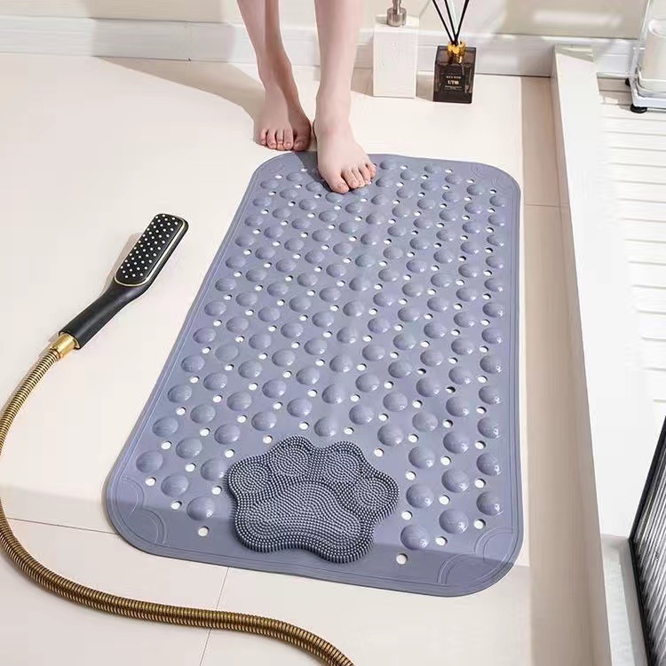 แผ่นรองกันลื่น pvc แผ่นยางกันลื่นในห้องน้ำ ขนาด 70 x 40 ซม ในห้องน้ํา ในห้องครัว กันลื่น หนา