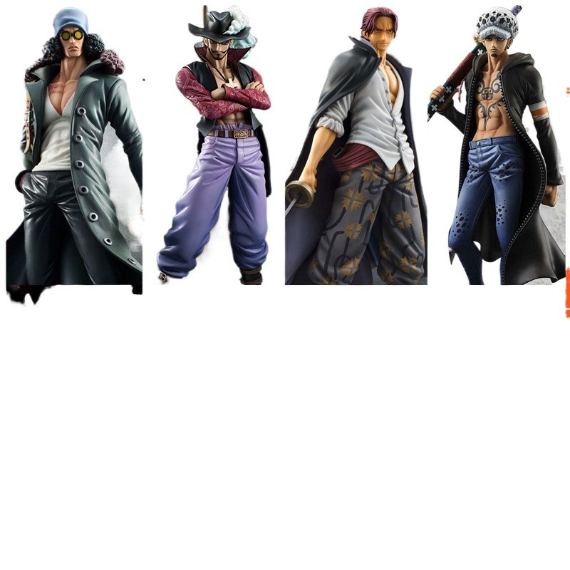 Yuanto Factory One Piece รูป POP Hawkeye Luo Luffy Empress ผมสีแดง Marco Qiwu Navy รุ่นทั่วไป สินค้า