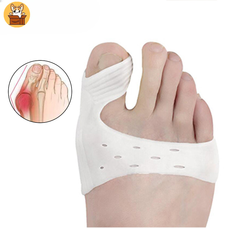 Am-az2pcs Toe Orthopedic Bunion ซิลิโคนเจล Thumb Separators Spacers Hallux Valgus Corrector Braces Toes Pedicura Foot Care เครื่องมือ