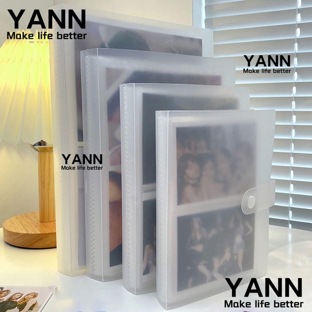 ยัน1 1ชิ้นผู้ถือบัตรรูปภาพ,โปร่งใส80/160สล็อตอัลบั้มภาพ,3/4/5/5/6/7นิ้วรวบรวมหนังสือพีวีซีภาพผู้ถือไอดอลดาว