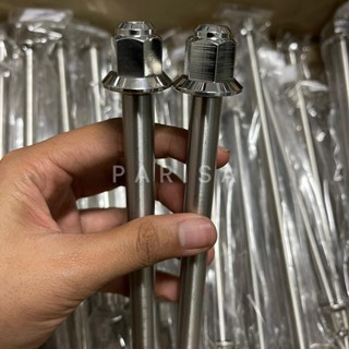 แกนล้อหน้า+แกนล้อหลัง เลส WAVE หัวสนาม คู่/แยก เลือกได้