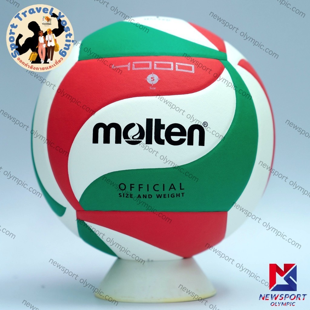 วอลเลย์บอลหนัง PU MOLTEN รุ่น V5M4000_Sport Travel Yosting