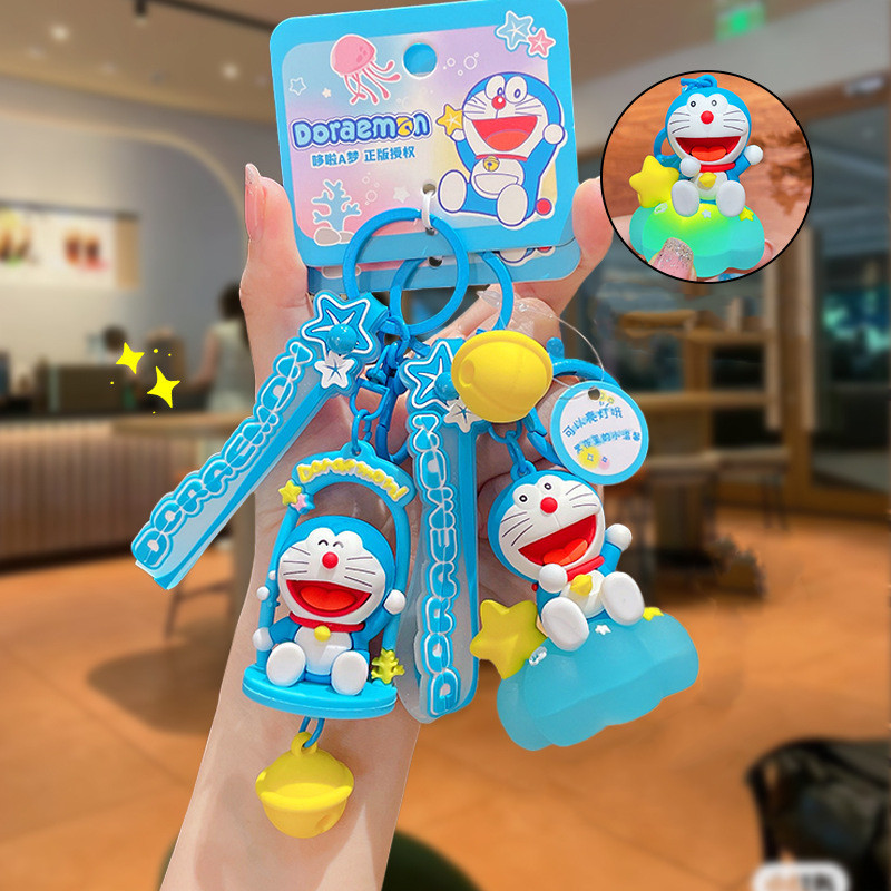 ของแท้โดราเอมอนลึกลับทะเลลึกซีรีส์พวงกุญแจเครื่องประดับการ์ตูนน่ารักของขวัญเล็กๆ