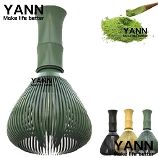 Yann1 Matcha Whisk, ABS พร้อมที่ปัดเรซิ่น, แปรงชาแบบใช้ซ้ําได้เกรดอาหาร