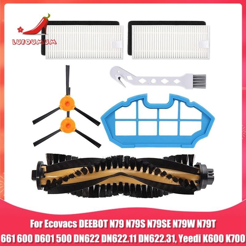 ชุดอุปกรณ์เสริมสําหรับ Ecovacs Deebot N79 N79S DN622 500 N79W N79SE N79T เครื่องดูดฝุ่นหุ่นยนต์อะไหล