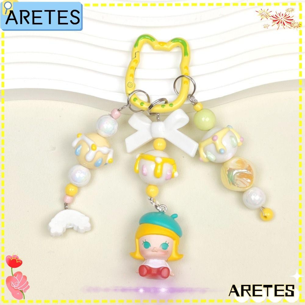 สายรัดโทรศัพท์มือถือ ARETS, เชือกเสน่ห์โทรศัพท์ป้องกันการสูญหายที่ทําด้วยมือ, สายแขวนหลากสีสากลเชือกเส้นเล็กโซ่มือถือ