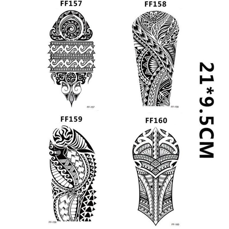 สติ๊กเกอร์รอยสัก กันน้ํา ติดทนนาน แขนสักปลอม รอยสักชั่วคราว - รูปที่ 2