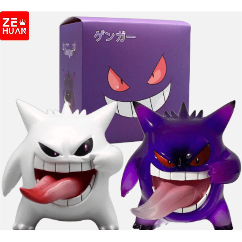 9 ซม.Pokemon Anime Figures Gk Gengar โปร่งใสสีตุ๊กตาของเล่น