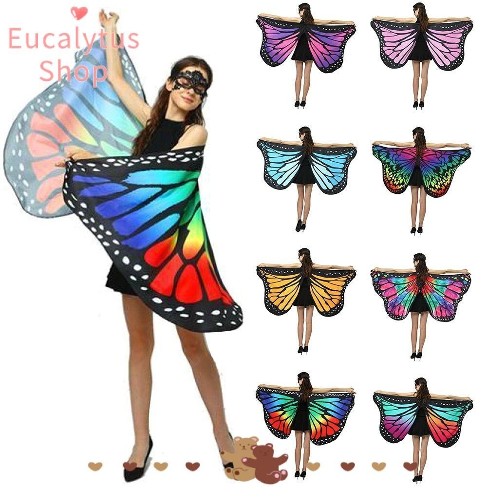 Eucalytus1 ผ้าคลุมไหล่ คอสเพลย์ ปีกผีเสื้อ ฮาโลวีน เทศกาล คลื่น ชุดนางฟ้า ผีเสื้อ เครื่องแต่งกาย
