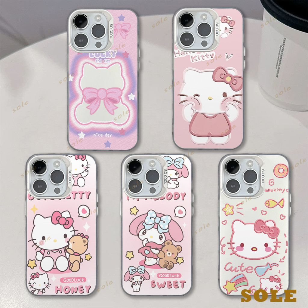 SOLE hellokitty ใหม่ล่าสุดในตลาด เคสไอโฟน11Promax iphone15promax 12 14 13 7Plus 8P XSMax ซิลิโคนุ่ม เคสไอโฟนสวยๆ#060