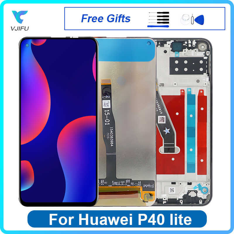 Original 6.4''Display For Huawei P40 Lite LCD Touch Screen JNY-LX1 JNY-L21A Replacement For Nova 6