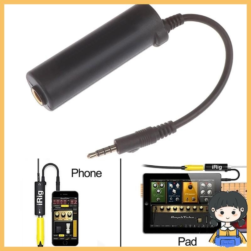 Guitar Interface I-Rig Converter Replacement Guitar for Phone  Guitar Tuner