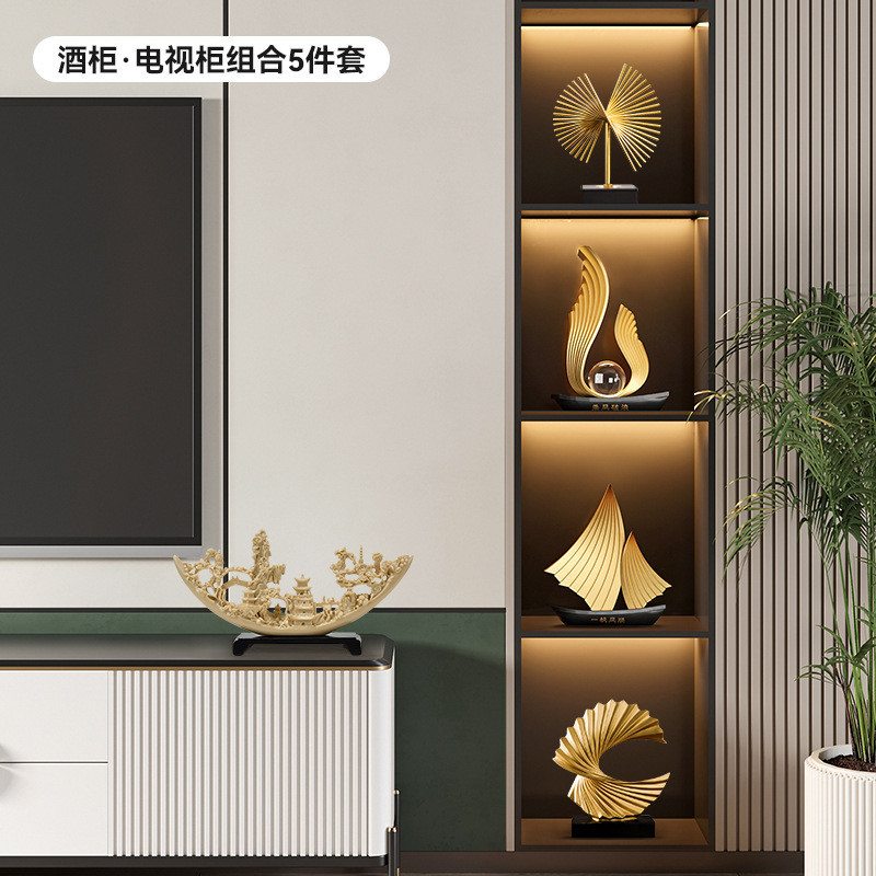 บ้านตู้ไวน์ตกแต่งตกแต่งห้องนั่งเล่นทางเข้าสํานักงานงานฝีมือตกแต่งพิธีขึ้นบ้านใหม่เปิดของขวัญ