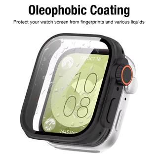 กระจกนิรภัยฮาร์ดพีซีเคสสำหรับ HUAWEI WATCH Fit 5 4/5 4 pro/3ฟิล์มกันรอยหน้าจอสำหรับ Huawei Fit 3