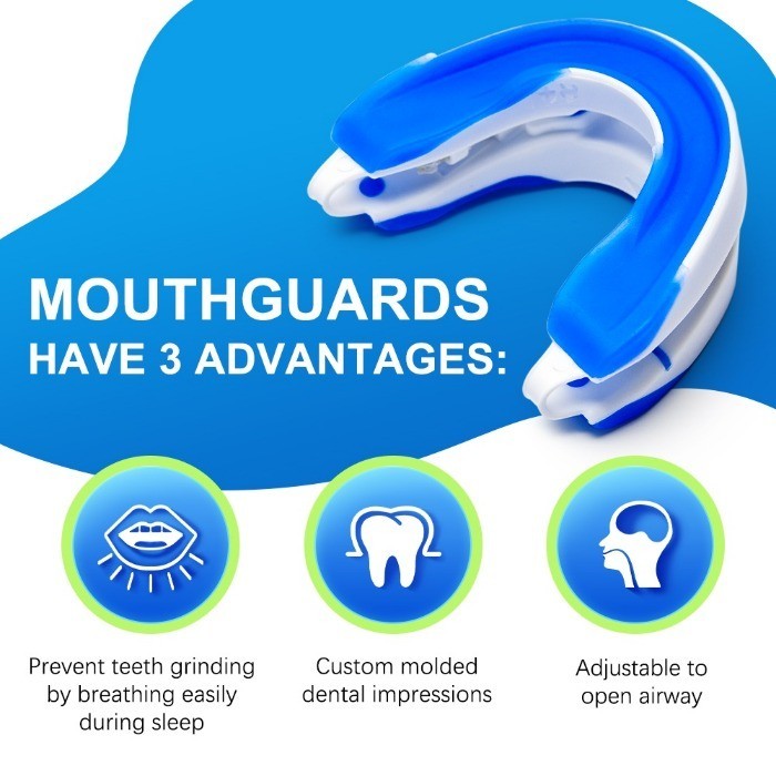 Anti-snoring Mouthpiece ปรับ Jaw ตําแหน่งสําหรับ Bruxism & Stop Snoring