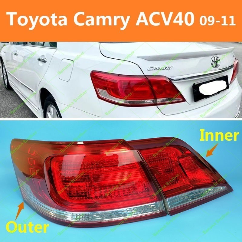 สําหรับ Toyota Camry ACV40 ACV41 2009-2011TAILLIGHT TAIL LIGHT TAIL LAMP BRAKE LIGHT BACK LIGHT/ไฟหน