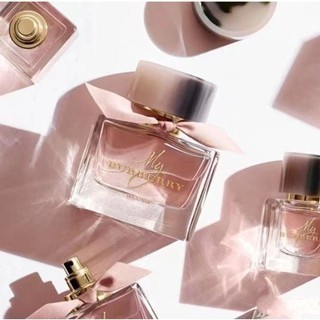 น้ําหอม Burberry Rose Pink Litchi น้ําหอมผู้หญิง EDP หรูหราและขี้เล่น 90ml