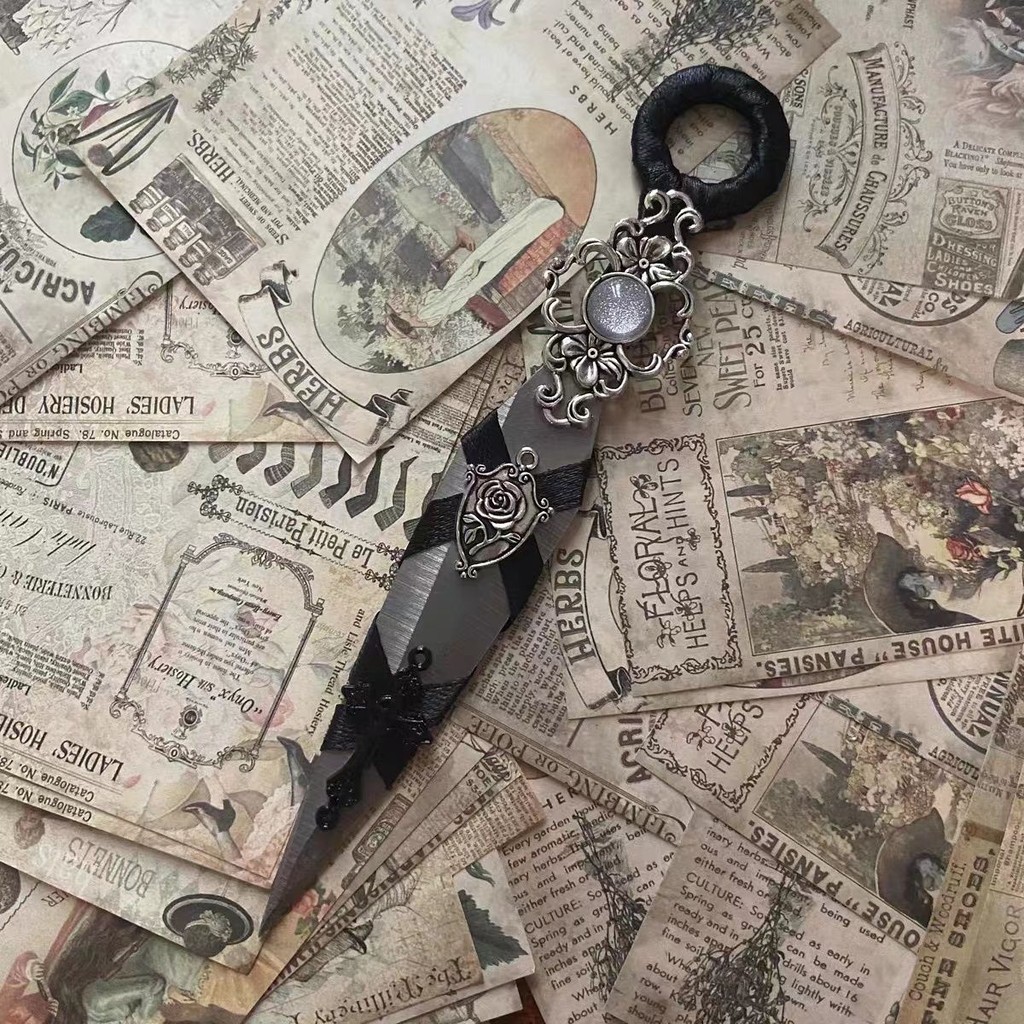 🍀[Kunlun Mirror] มีดทำมือต้นฉบับชุดดำเข้มมูลค่าสูง