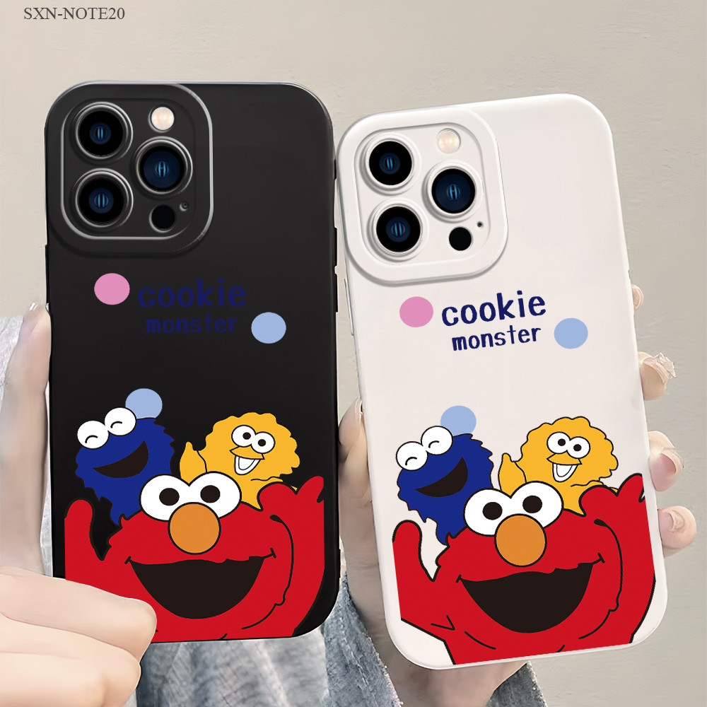 Samsung Galaxy Note 20 10 9 8 Lite Plus Ultra เคสซัมซุง สำหรับ Cookie Monster เคส เคสโทรศัพท์