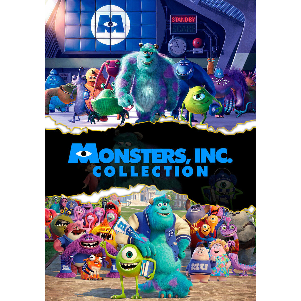 Monsters, Inc. บริษัทรับจ้างหลอน (ไม่) จำกัด ภาค 1-2 DVD หนังCartoon มาสเตอร์ พากย์ไทย
