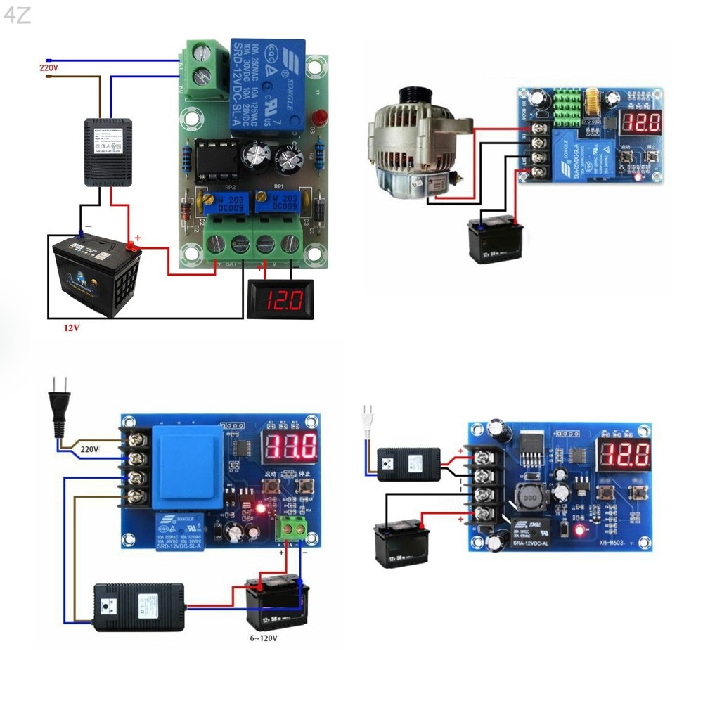 [Cra]คุณภาพสูง 12v/24v 6-60V แบตเตอรี่ชาร์จบอร์ดควบคุมเครื่องชาร์จแหล่งจ่ายไฟโมดูลสวิตช์