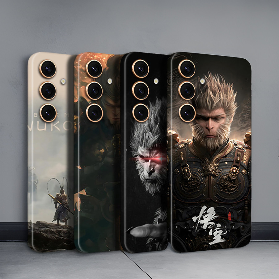 Black Myth Wukong สติกเกอร์สําหรับ Samsung Galaxy S24 S23 S22 S25 Ultra A54 A55 A56 5G ด้านหลังด้านข้างป้องกันฟิล์ม 3M Wrap สติกเกอร์ส่วนบุคคล
