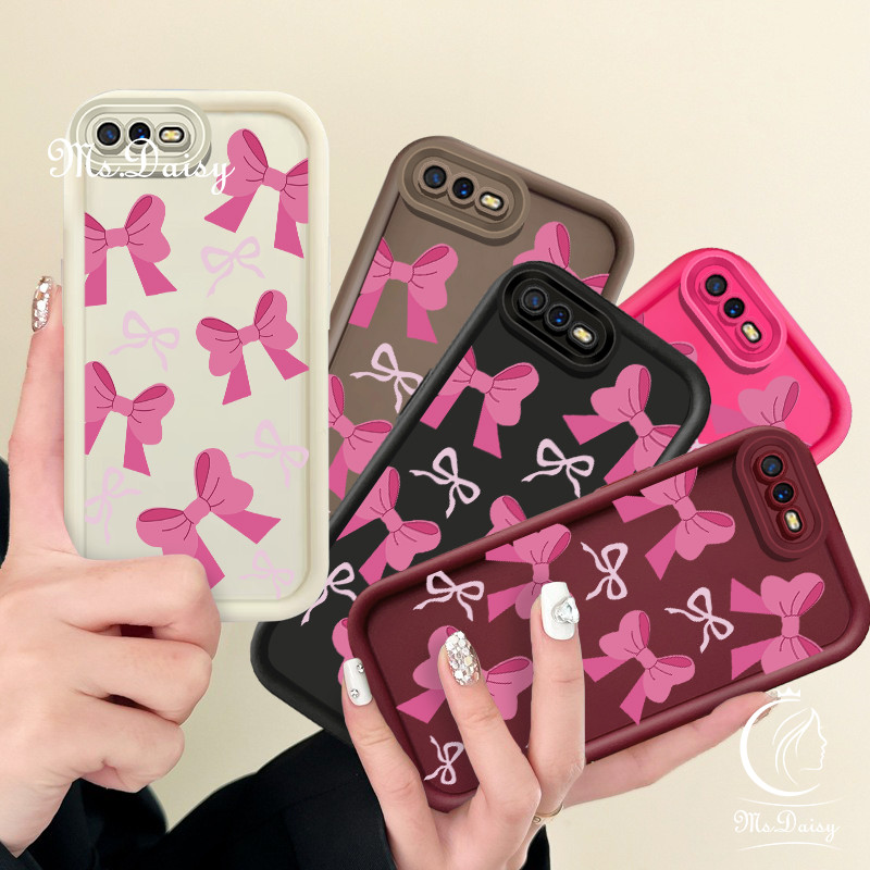 สําหรับoppo OPPO A1 A1X A9X A74 A95 A76 A78 A79 A83 A93 A94 INSโบว์เคสโทรศัพท์Soft TPUฝาครอบโทรศัพท์