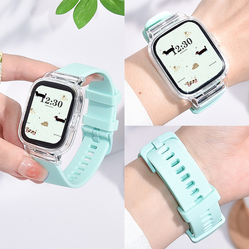 กรณี + สายซิลิโคนสําหรับ Xiaomi Redmi Watch 4 3 Active สร้อยข้อมือ SmartWatch สายรัดข้อมือ Xiaomi MI Watch Lite เปลี่ยนนาฬิกา