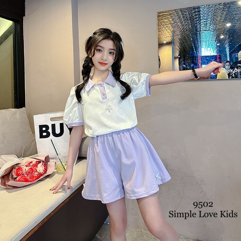 [Simple Love Kids] ชุดเด็กผู้หญิง (2 ชิ้น) 9502