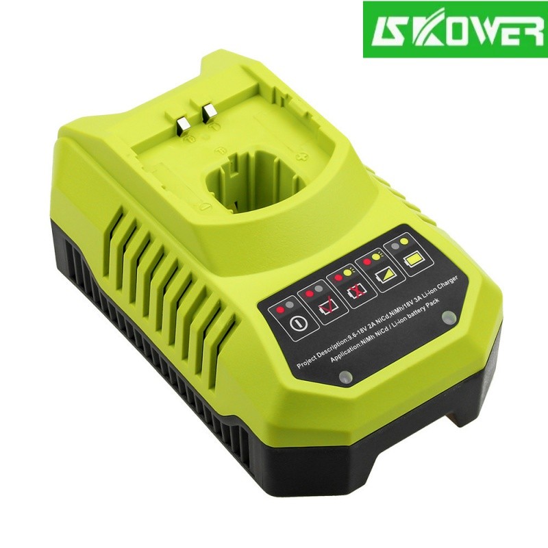 ✿For Ryobis Battery Charger 9.6V-18V P117 For Lithium Ion Nimh nicd Battery Charger For Power Tools 
