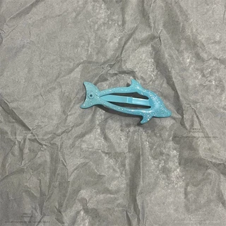 สีเขียว Dolphin BB คลิปหน้าผาก Bangs Hairpin ผมด้านข้าง Headwear อุปกรณ์เสริมผม 1/3 ชิ้น
